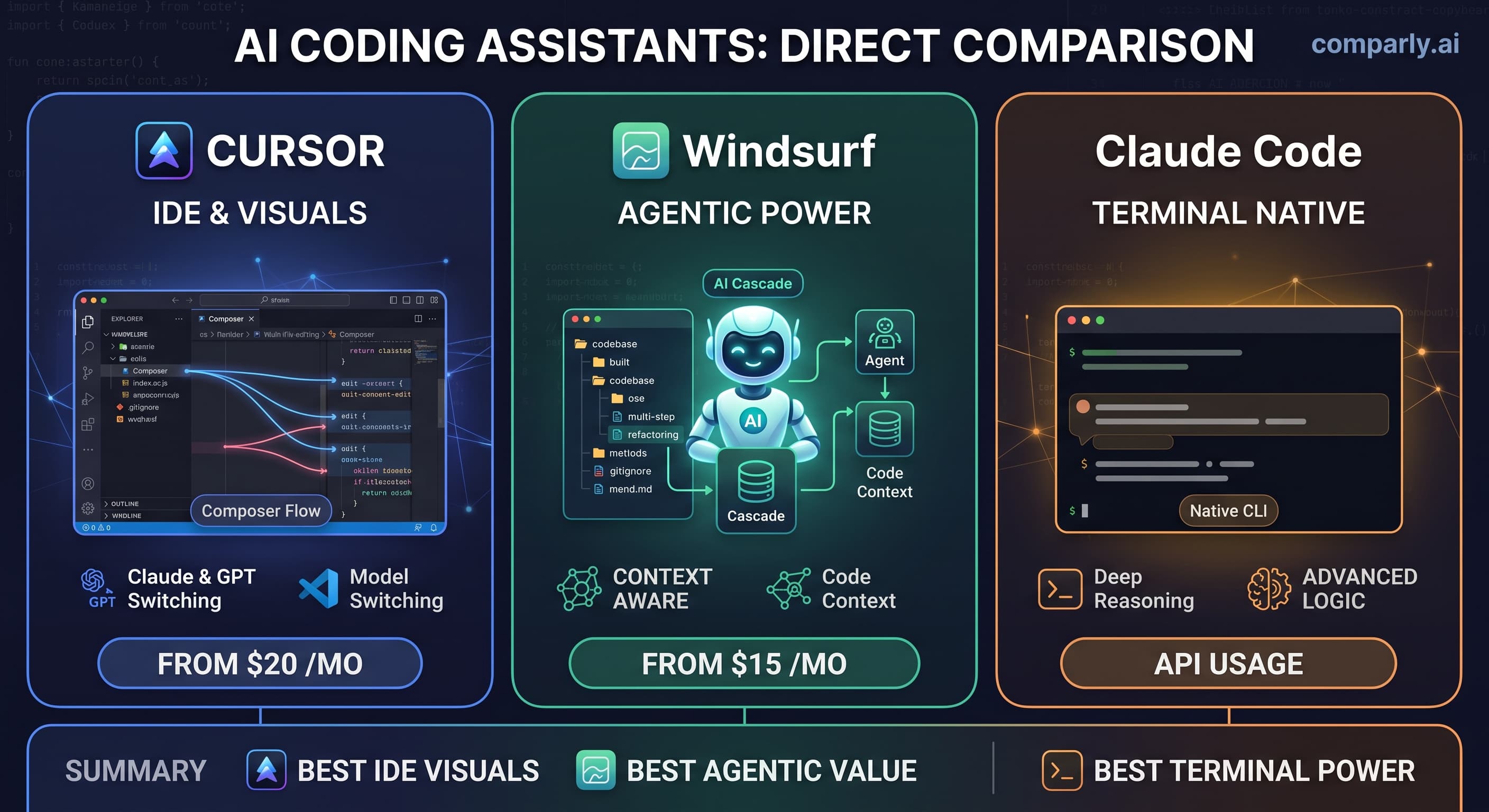 windsurf vs claude code vs cursor